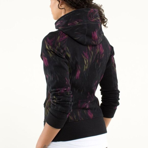 Lululemon Scuba Hoodie *Stretch (Lined Hood) Midnight Iris Multi / Black - Picture 3 of 14